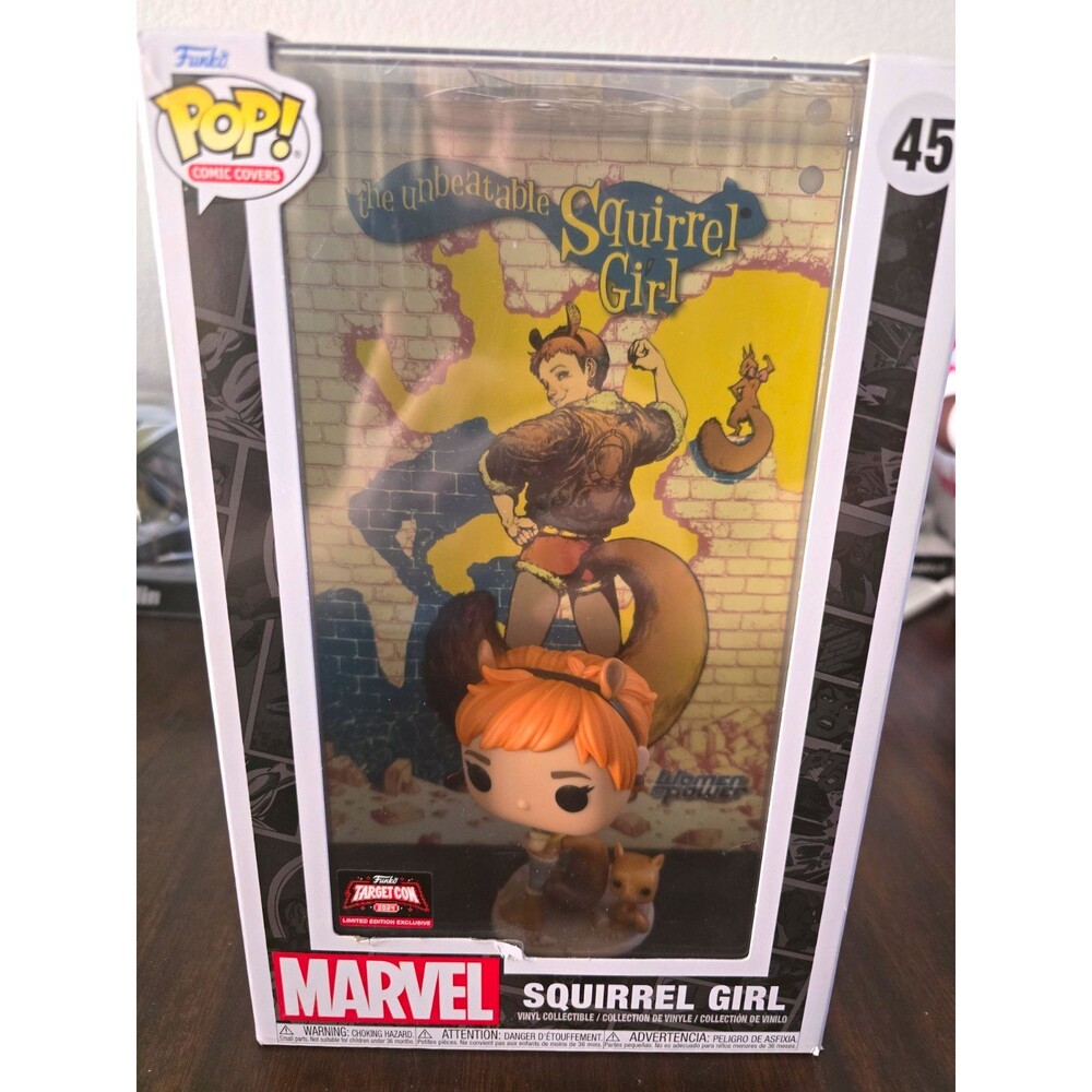 Funko Pop! Comic Covers Marvel Squirrel Girl #45 Vinyl Figure Box Target Con